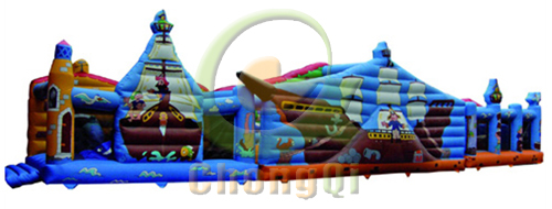 pirate inflatable amusement park
